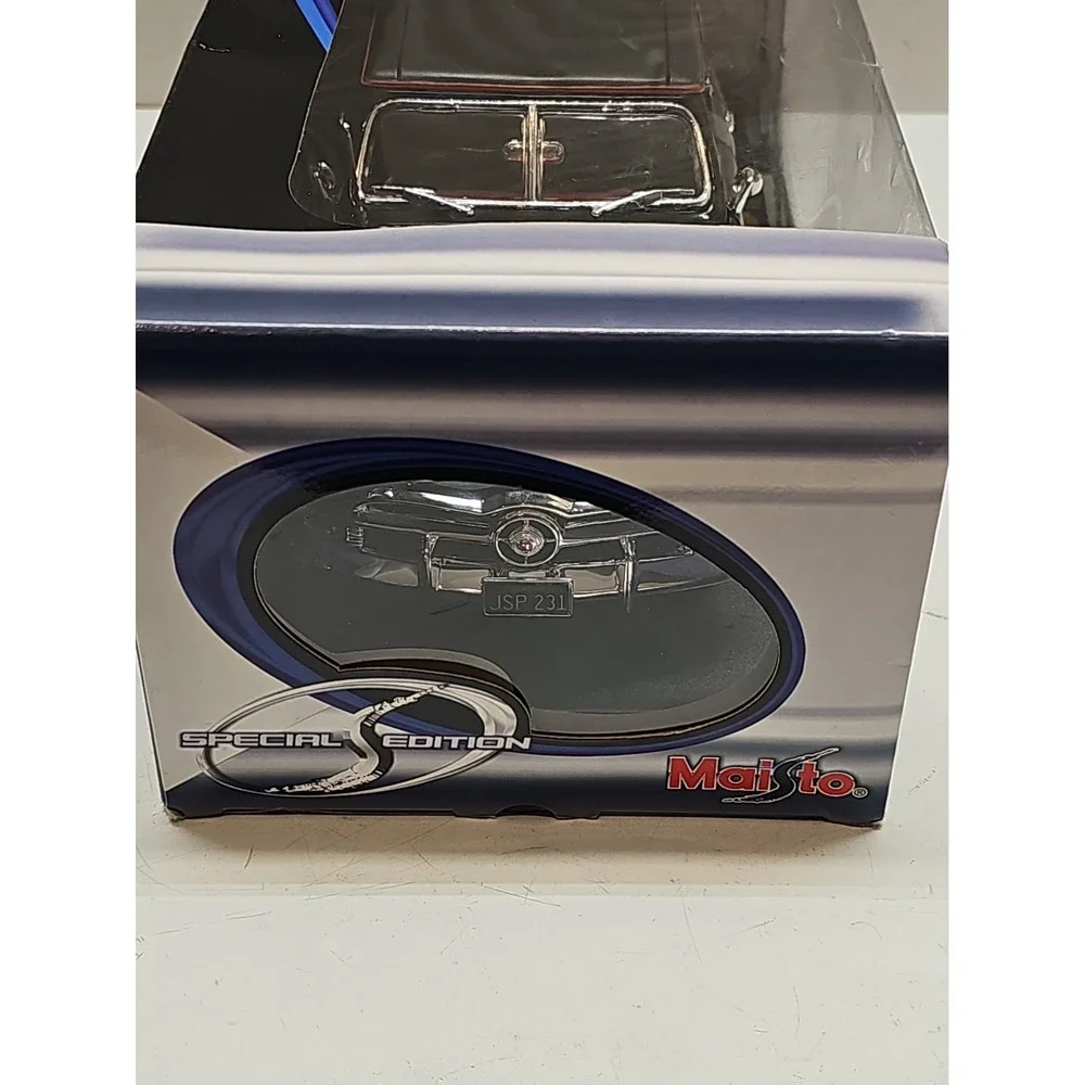 1950 FORD by MAISTO Black w/Red Interior 1:18 Diecast Special Edition